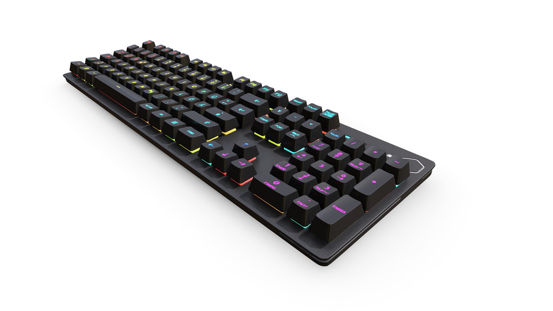 This high-quality 3D model represents the Cooler Master CK352 Gaming Keyboard, a mechanical keyboard designed for gaming enthusiasts. The model accurately depicts the physical design and features of the CK352 keyboard.

The keyboard is designed with a compact and sleek layout, featuring a durable plastic or metal casing for a premium look and feel. The model showcases the individual keys,

The CK352 keyboard utilizes mechanical key switches, providing tactile feedback and improved responsiveness for gamers. 

Whether you need it for gaming product showcases, e-sports events, or any other creative project, this 3D model of the Cooler Master CK352 Gaming Keyboard will help you accurately visualize and showcase the keyboard in a virtual environment.

Note: Please remember to respect intellectual property rights and ensure you have the necessary permissions to use and distribute any 3D models or designs based on copyrighted brands or products 3d model