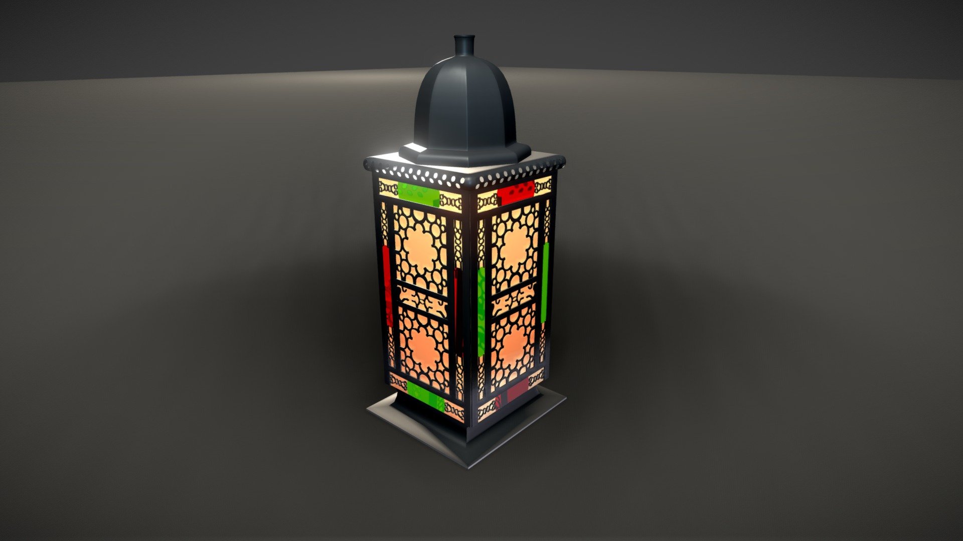 this is a 3D model of an Arabic lantern made in cinema 4D and rendered with octane render engine the textures are included

this model has 227417 vertex 145096 polygons

for more of my work you can find me on my social media here Twitter: https://twitter.com/deltagrafics 
Facebook: https://www.facebook.com/profile.php?id=100010856314523 
deviantart : https://www.deviantart.com/deltagrafics 
youtube : https://www.youtube.com/channel/UCvyB23M9wg2Ou23G2aX407Q - arabic lantern - 3D model by DELTA (@DELTAgraphics) 3d model