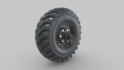 3D Model ZIL-157_Wheel_New 3d-model-zil-157, 3d-model-zil-157-tire-disc
