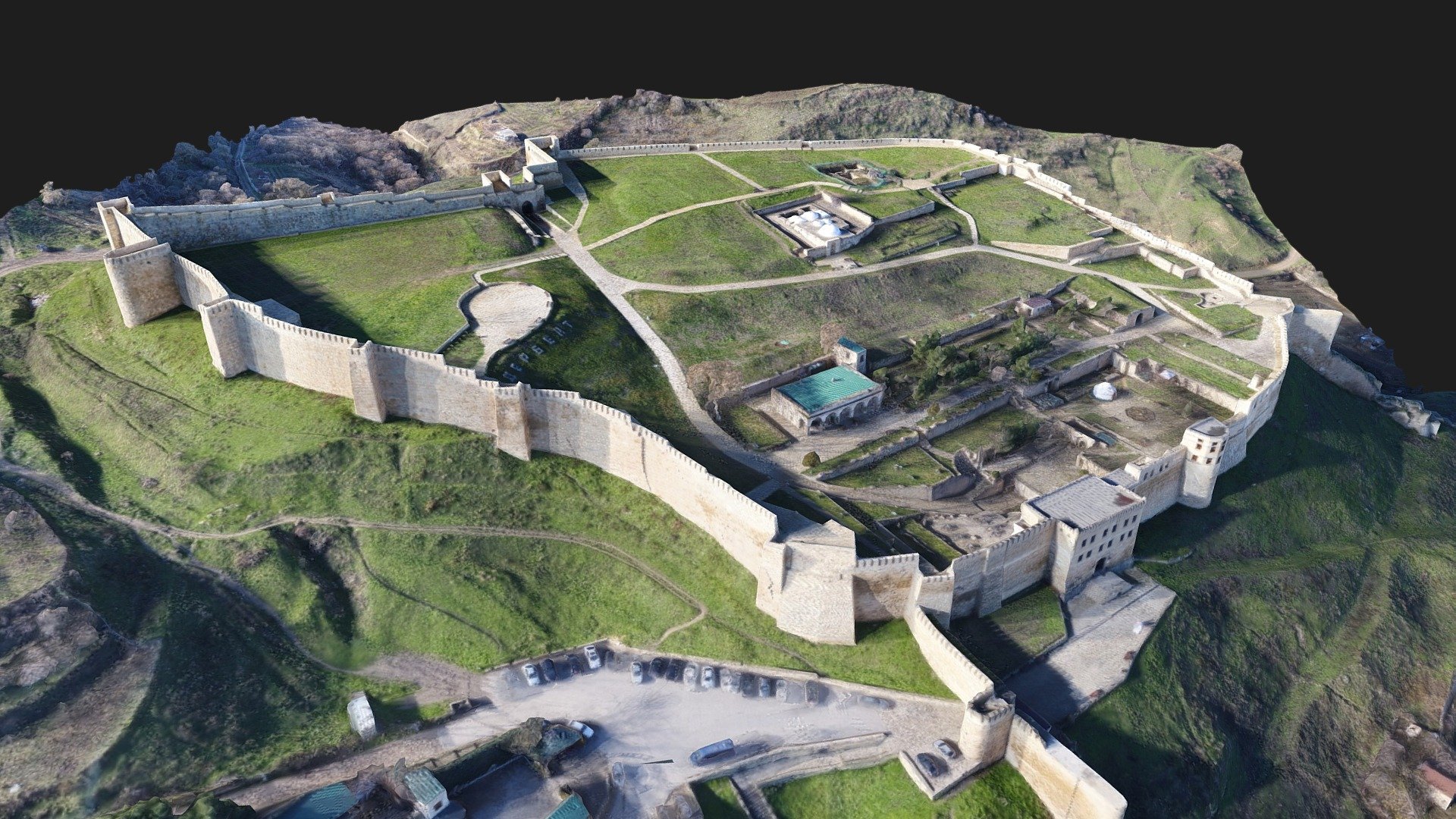 Citadel of Derbent. UNESCO World Heritage Site 3d model