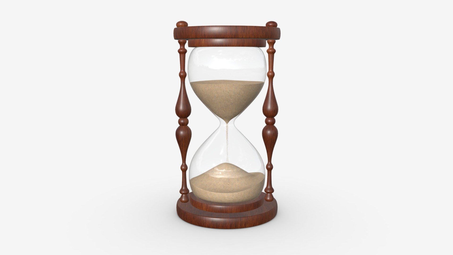 Hourglass egg timer 03 - Buy Royalty Free 3D model by HQ3DMOD (@AivisAstics) 3d model