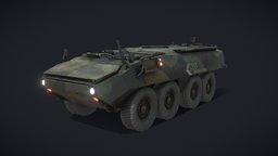 MOWAG Piranha IIIC army, military-vehicle, vehicle, texture, military, gameasset, gameready, mowag
