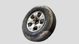 Michelin Tacoma Truck Tire wheel, tire, wheels, cars, exterior, prop, outdoor, accessory, tires, carparts, wheels-automotive, cartire, carpart, render, asset, vehicle, car, cartires, car-tires, car-tire, car-tire-3d-model, carpartsmodel