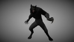 Werewolf beast, werewolf, motion, game, gameart, animation, animated, wolf