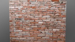 Undone brick wall archviz, 3d-scan, medieval, unfinished, ruined, mason, town, old, masonry, mortar, walled, brickwork, bombed, brick-wall, photoscan, photogrammetry, scan, house, street, wall, old-wall, bricked, bricks-wall