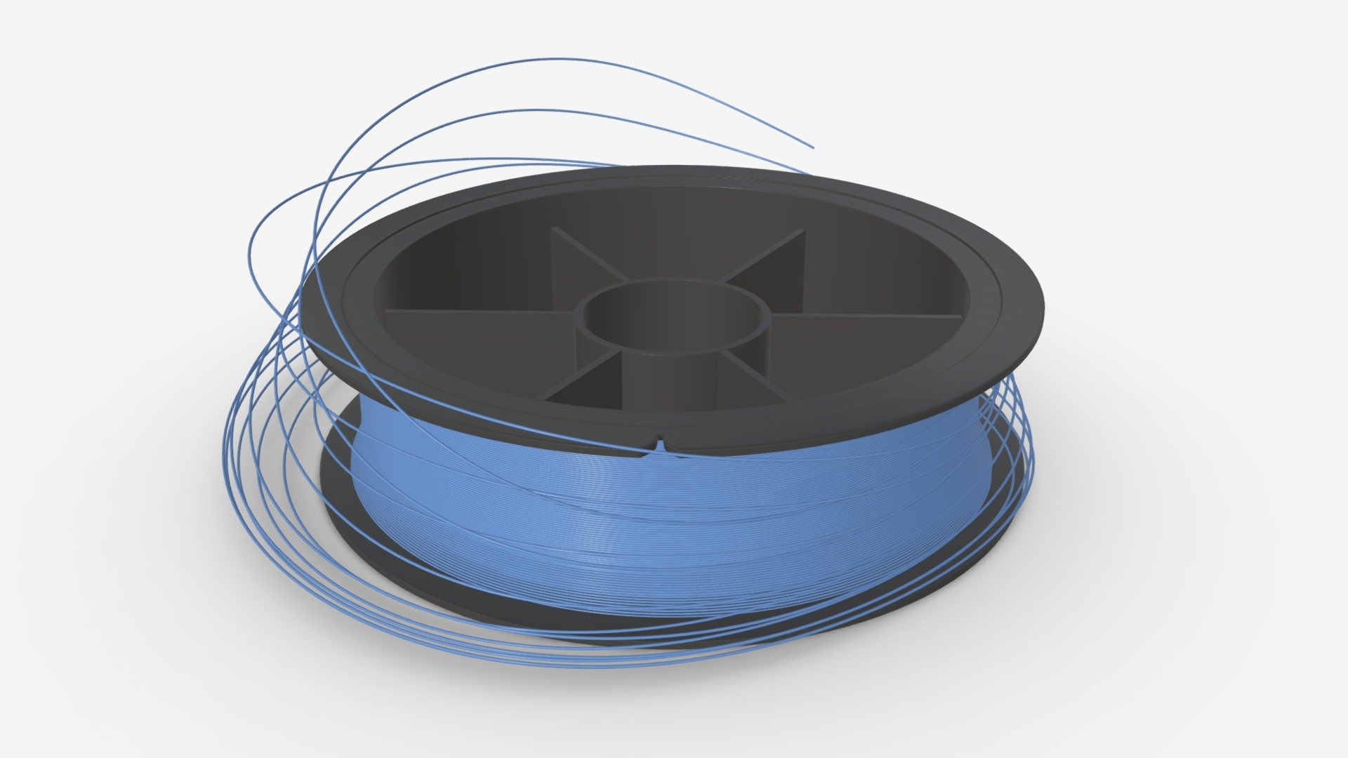 Fishing line with spool single - Buy Royalty Free 3D model by HQ3DMOD (@AivisAstics) 3d model
