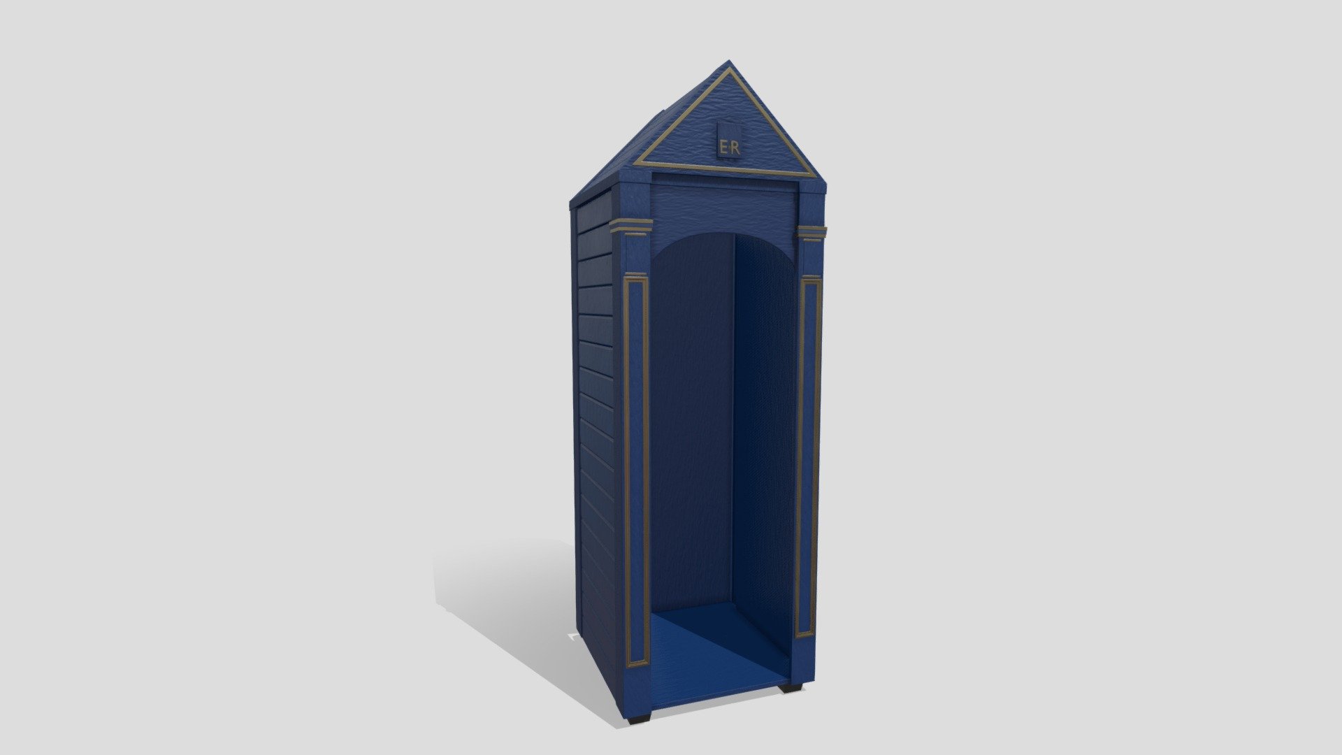 Sentry Box of the kind seen at Buckingham Palace - Sentry Box - Buy Royalty Free 3D model by David Serra (@Serra73) 3d model