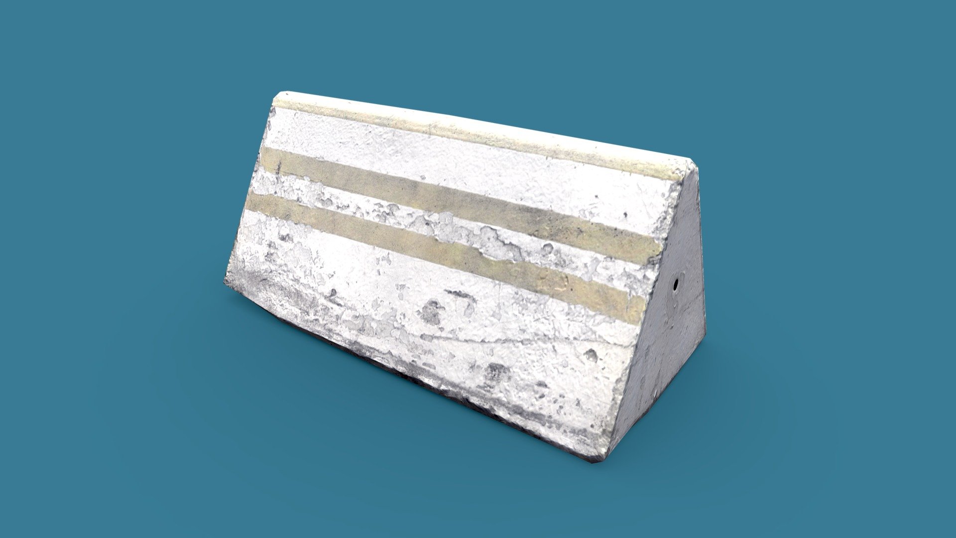 Lowpoly small concrete barrier - game ready model

1024x1024 px diffuse, normal, roughness, AO textures - Lowpoly Concrete Barrier Small - Buy Royalty Free 3D model by l0wpoly 3d model