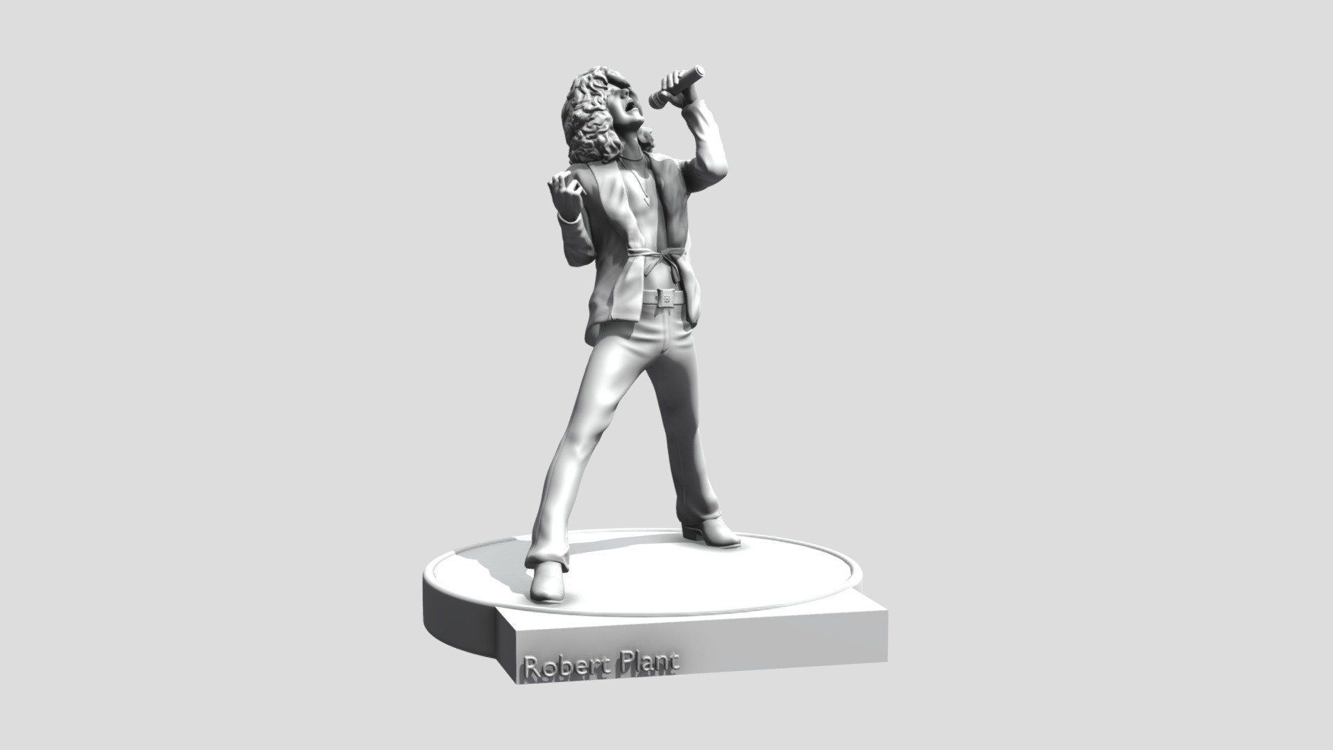 zip file contains 7 parts stl file and 1 obj

you are free to scale it. Zip file contains obj and stl - robert plant -  led zeppelin 3dprinting - Buy Royalty Free 3D model by ronnie_yonk 3d model