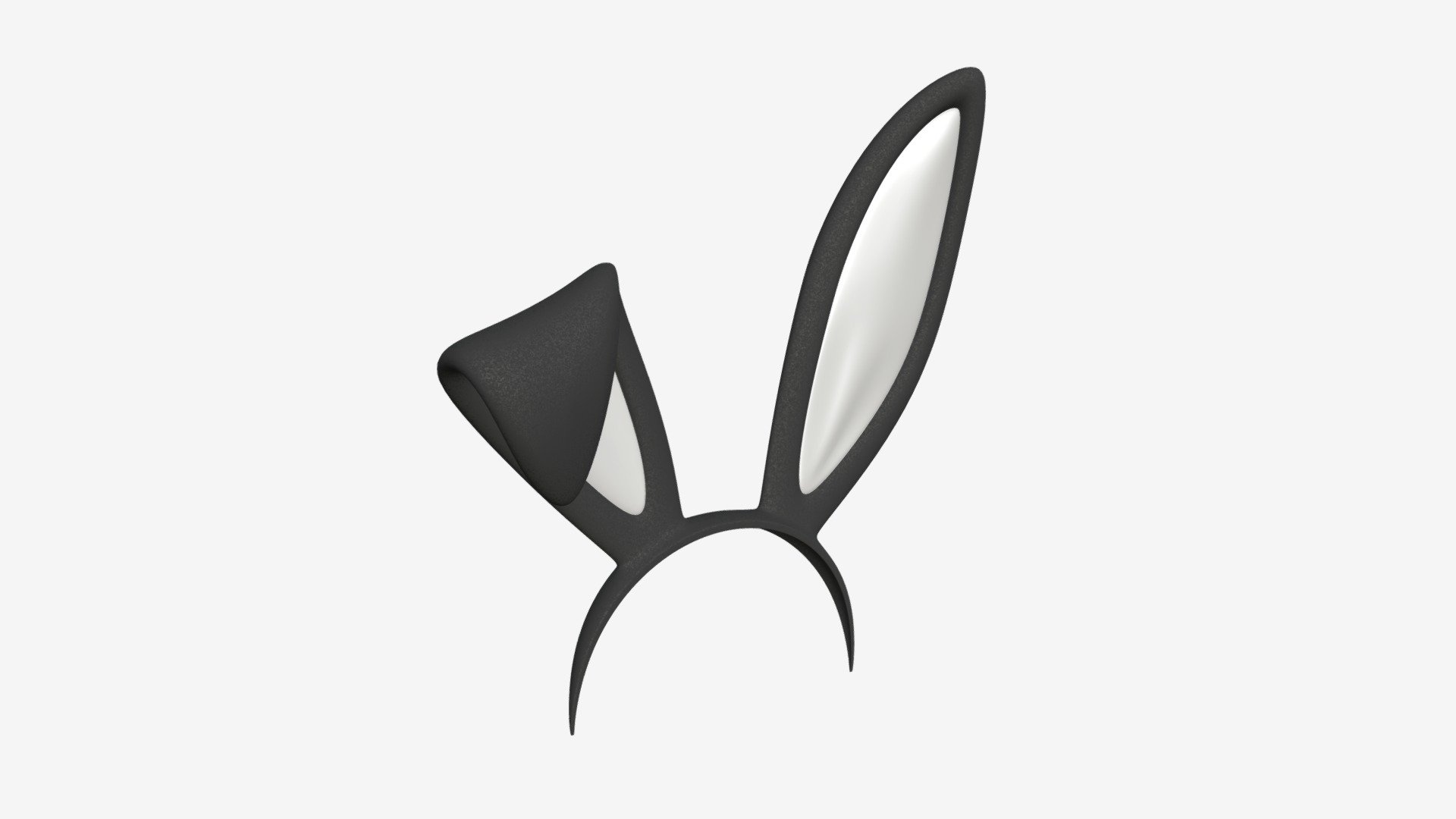 Headband bunny ears 02 - Buy Royalty Free 3D model by HQ3DMOD (@AivisAstics) 3d model