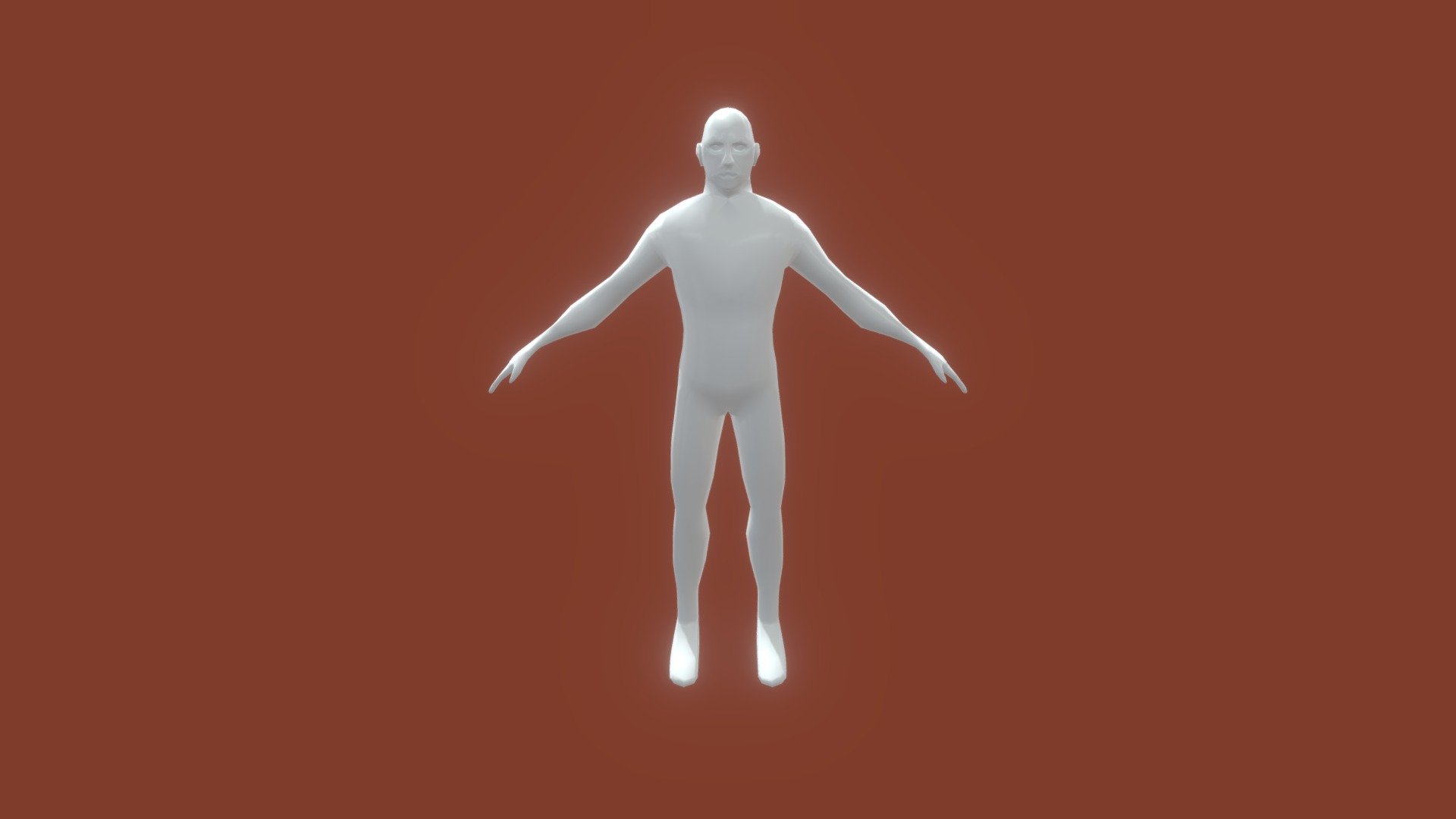 human base mesh - human mesh - Download Free 3D model by morazulth 3d model