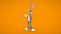 Bugs Bunny warnerbros, cartooncharacter, bugsbunny, blender3d, sculpture