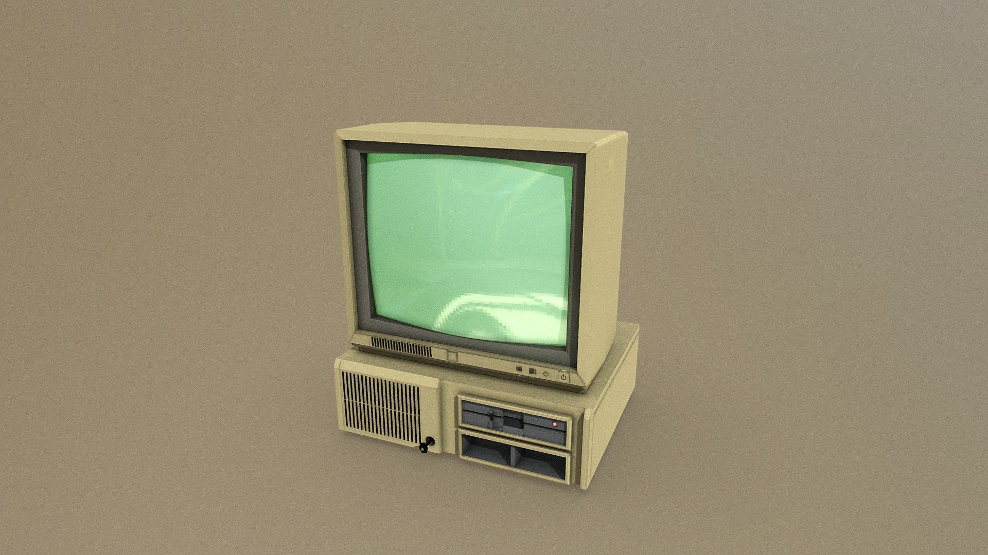 Back to the times when 16KB of ram where enough&hellip; great old times

Take a seat in the time machine and have a look at the beginning of 80's with this Asset model, videogames ready, render ready, whatever you need it for, go for it!

Sculpted, texturized, Modeled in Blender 3.2.1 - Old Retro Computer Asset - IBM 1981 Style - Buy Royalty Free 3D model by Smoothie 3D (@arisyn08) 3d model