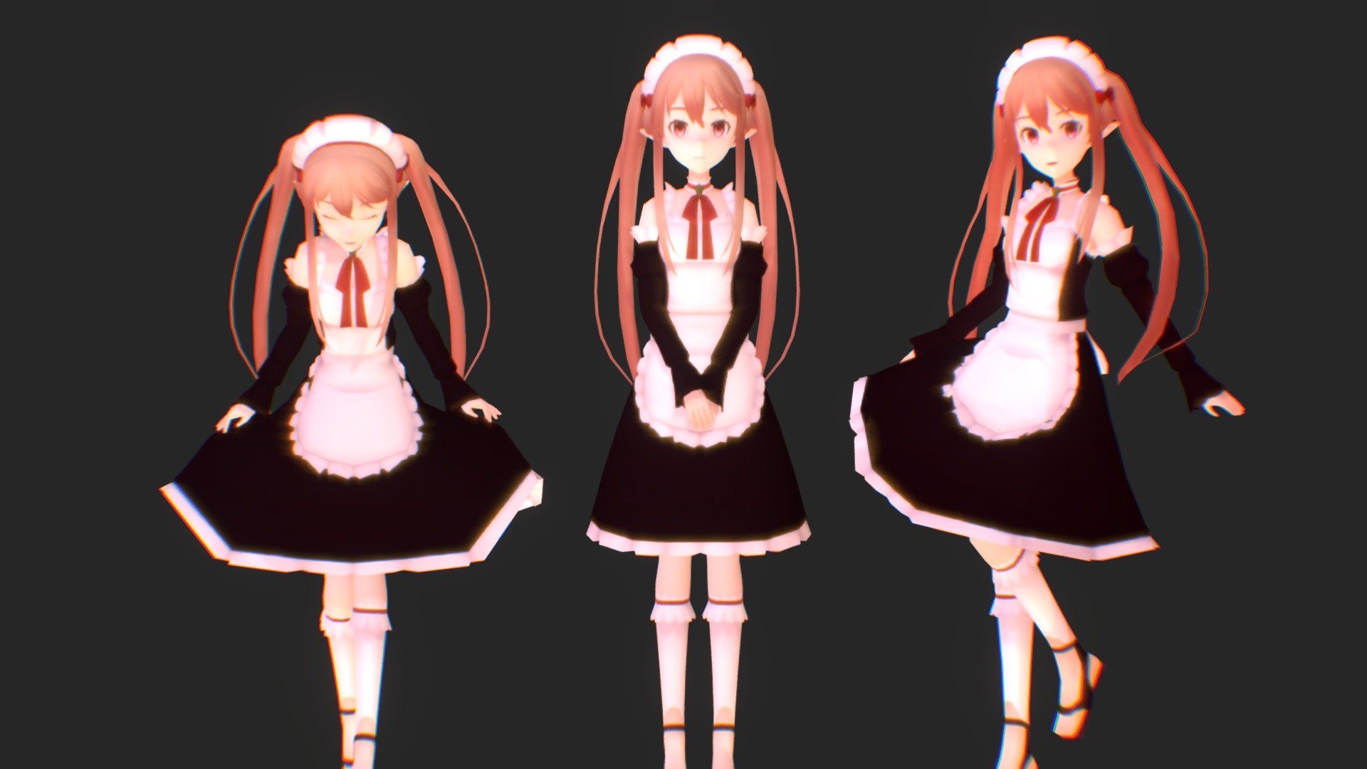 Here's a model made on MAYA2016 and textured on 3DCOAT. It's Myucel from OutBreak Company.

WorkProgress on my DeviantArt Stash
https://sta.sh/2wz4aaw133x

Animation DEMO:
https://youtu.be/Ll7VFPQYZgU

Additional Download - MyucelPack includes UPDATED

MyucelTPOSE.obj and mtl

Textures

Myucel FBX (RIGGED) and Myucel UnityPackageFile 3d model