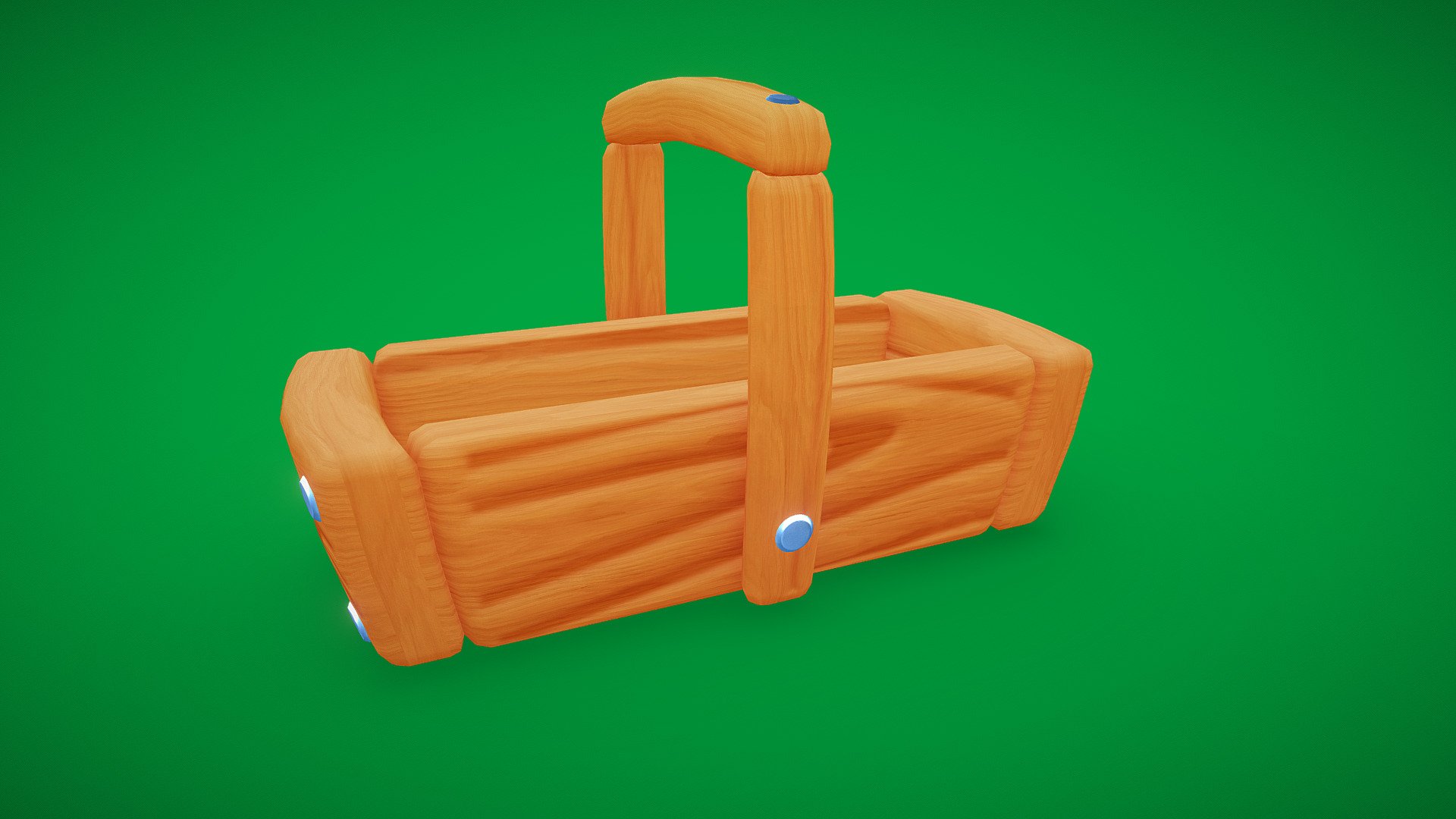 3D low-poly model of a cartoon wooden crate made for games.




Polygons: 1.356;

Tris: 2.712;

Texture size: 2048x2048;

Maps: Diffuse.
 - Cartoon Wooden Crate - 3D model by Rafael Ribeiro (@ribeirorafael) 3d model