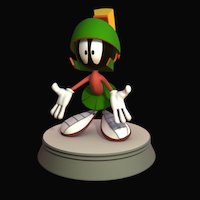 Marvin the Martian 3dsmax-photoshop, looney-tunes, characterdesign