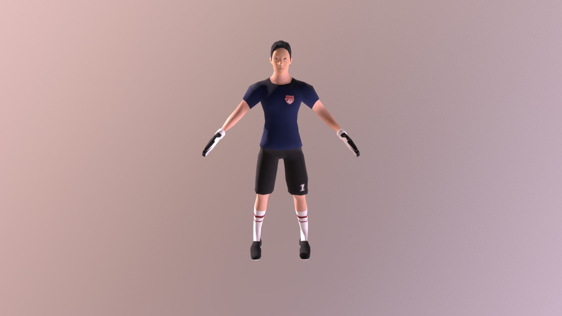Goalkeeper - 3D model by ian0007 3d model