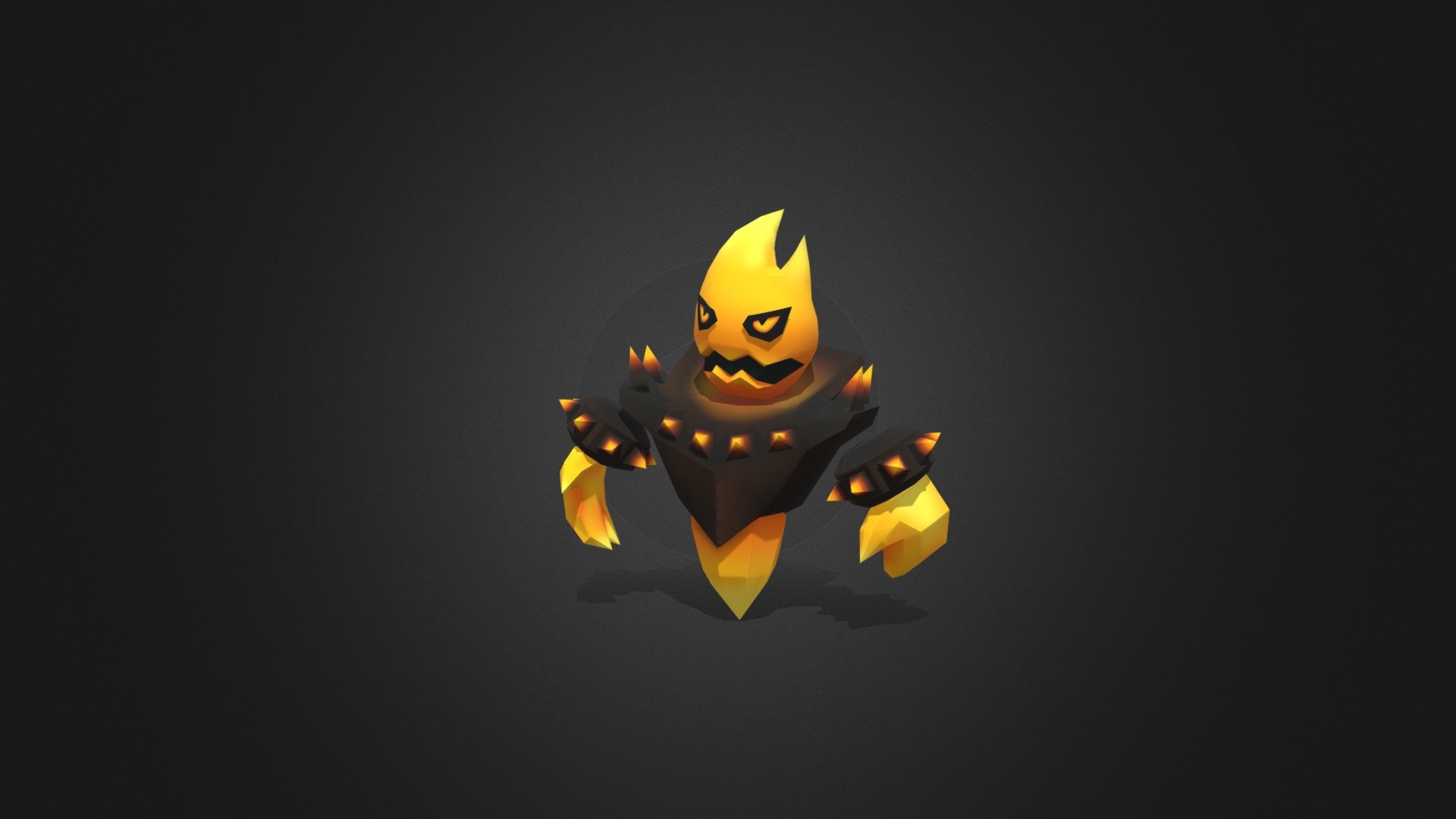 Friendly mobile animated low poly fire enemies pack. Unique models of vehicles with original textures are perfect for your game of any type. High-quality 3D models and prepared prefabs with materials 3d model
