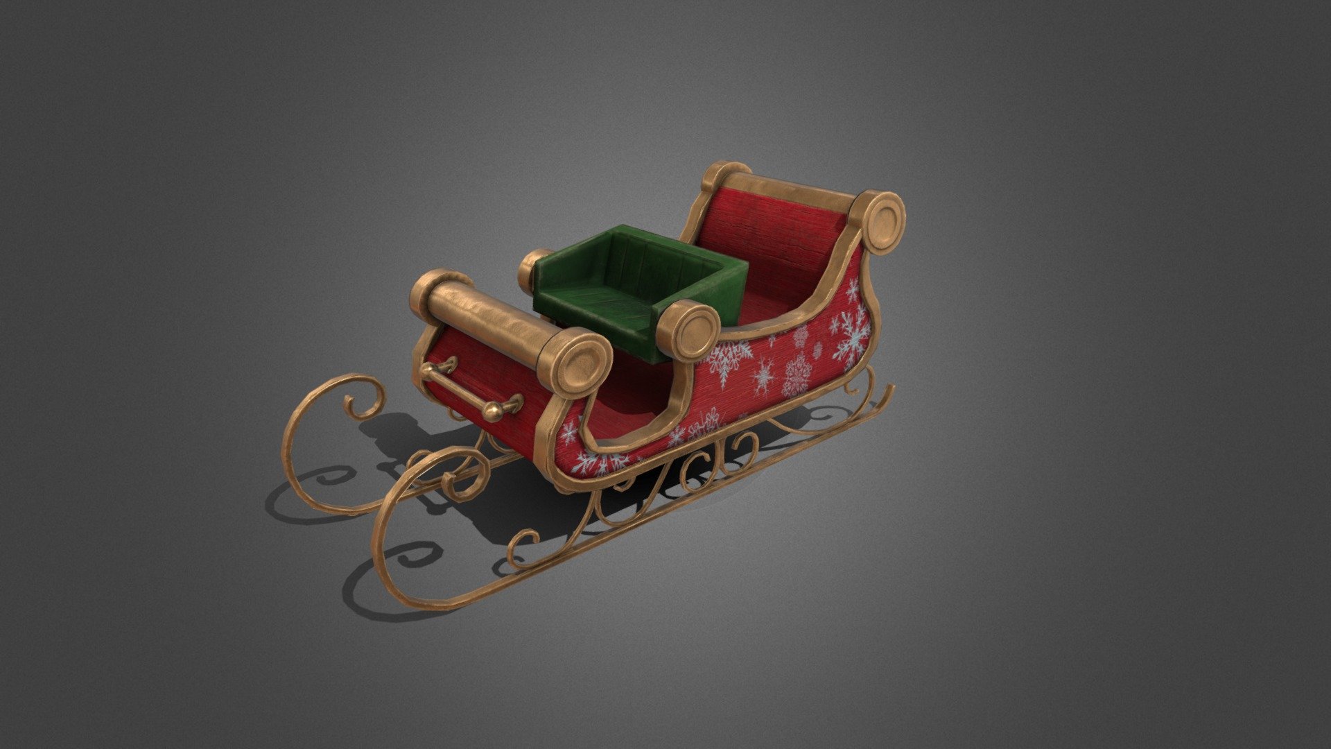 This is the model of Christmas sledge. 

Low poly - Game ready asset 

Polygons 4589 

Verts 2553 

Texture maps 4096x4096 

Created in Maya and Substance painter - Christmas sledge - Buy Royalty Free 3D model by dogheart1 3d model