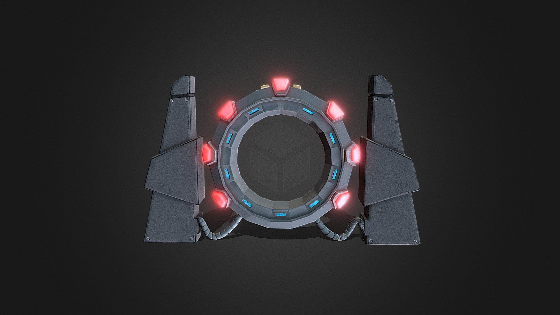 Portal sci-fi - Download Free 3D model by anthonygouriou 3d model