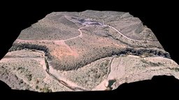 3D Model of Arizona Remote Desert desert, arizona