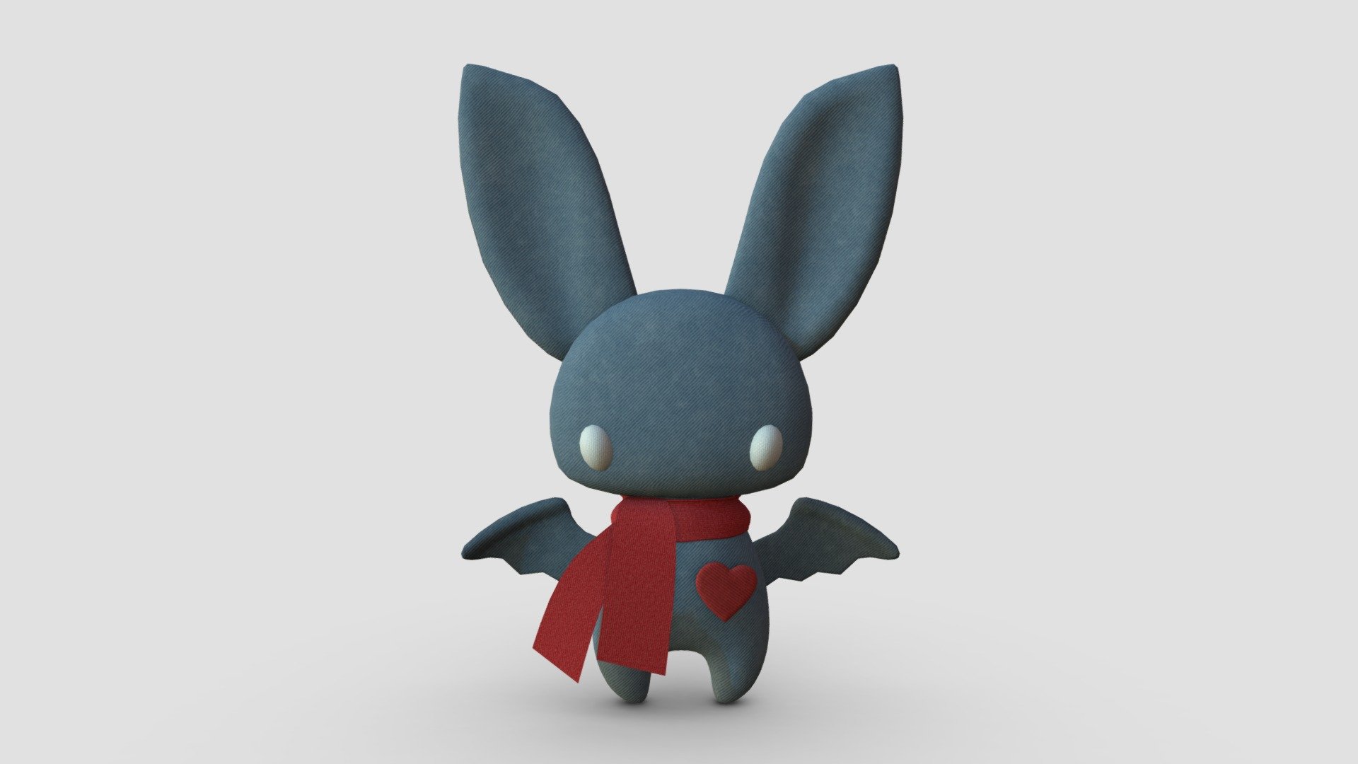 Modeling and texturing bat doll,
I have lost the reference  image so the designing doll not my idea.
texture size 2048
using maya and substance painter 3d model