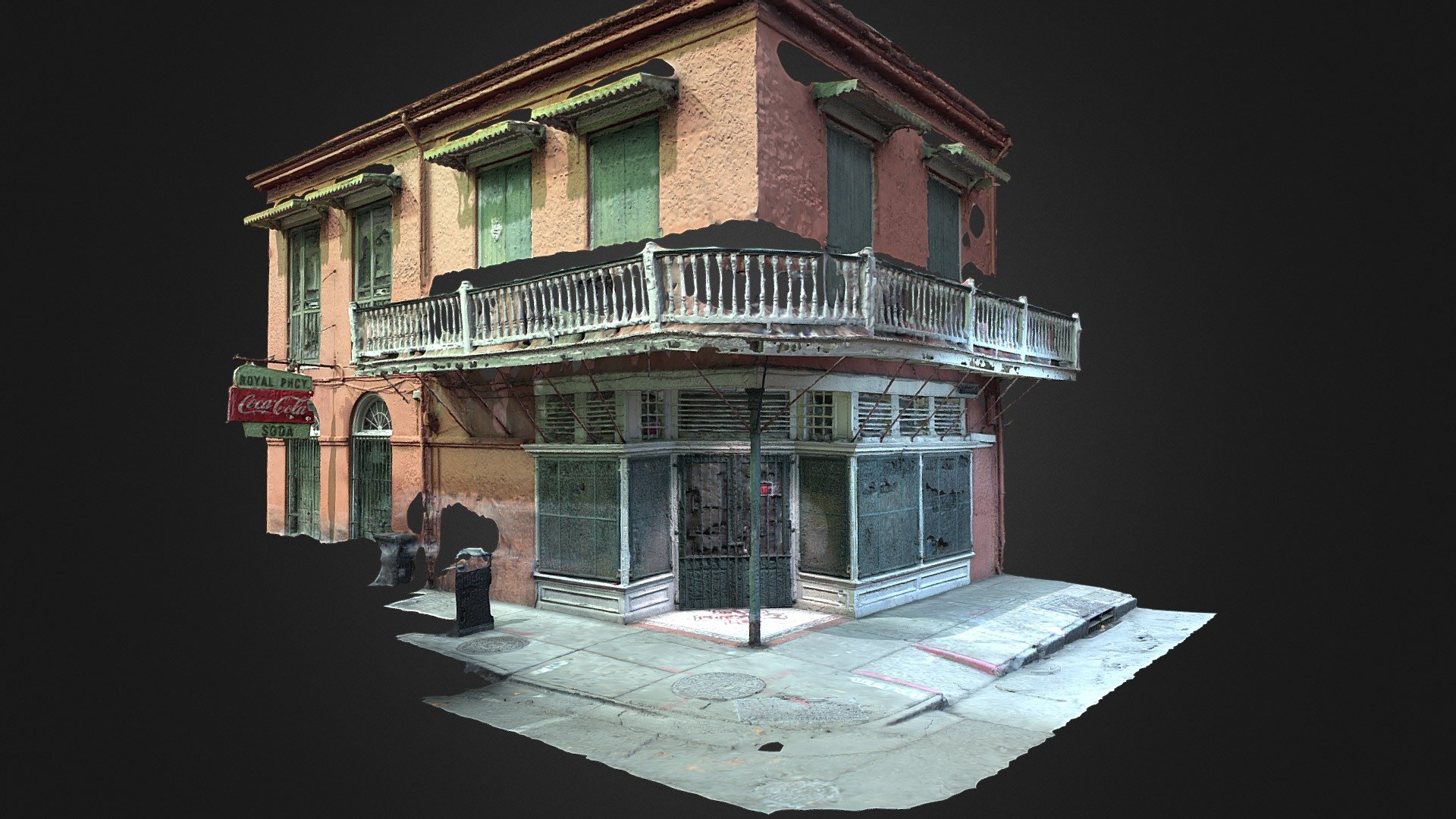 Royal Street Pharmacy. New Orleans 3d model