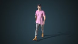 Facial & Body Animated Casual_M_0029 boy, people, 3d-scan, photorealistic, rig, 3dscanning, 3dpeople, iclone, reallusion, cc-character, rigged-character, facial-rig, facial-expressions, character, game, scan, 3dscan, man, animation, animated, male, rigged, autorig, actorcore, accurig, noai