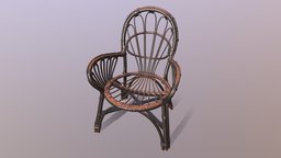 Old Rattan Chair