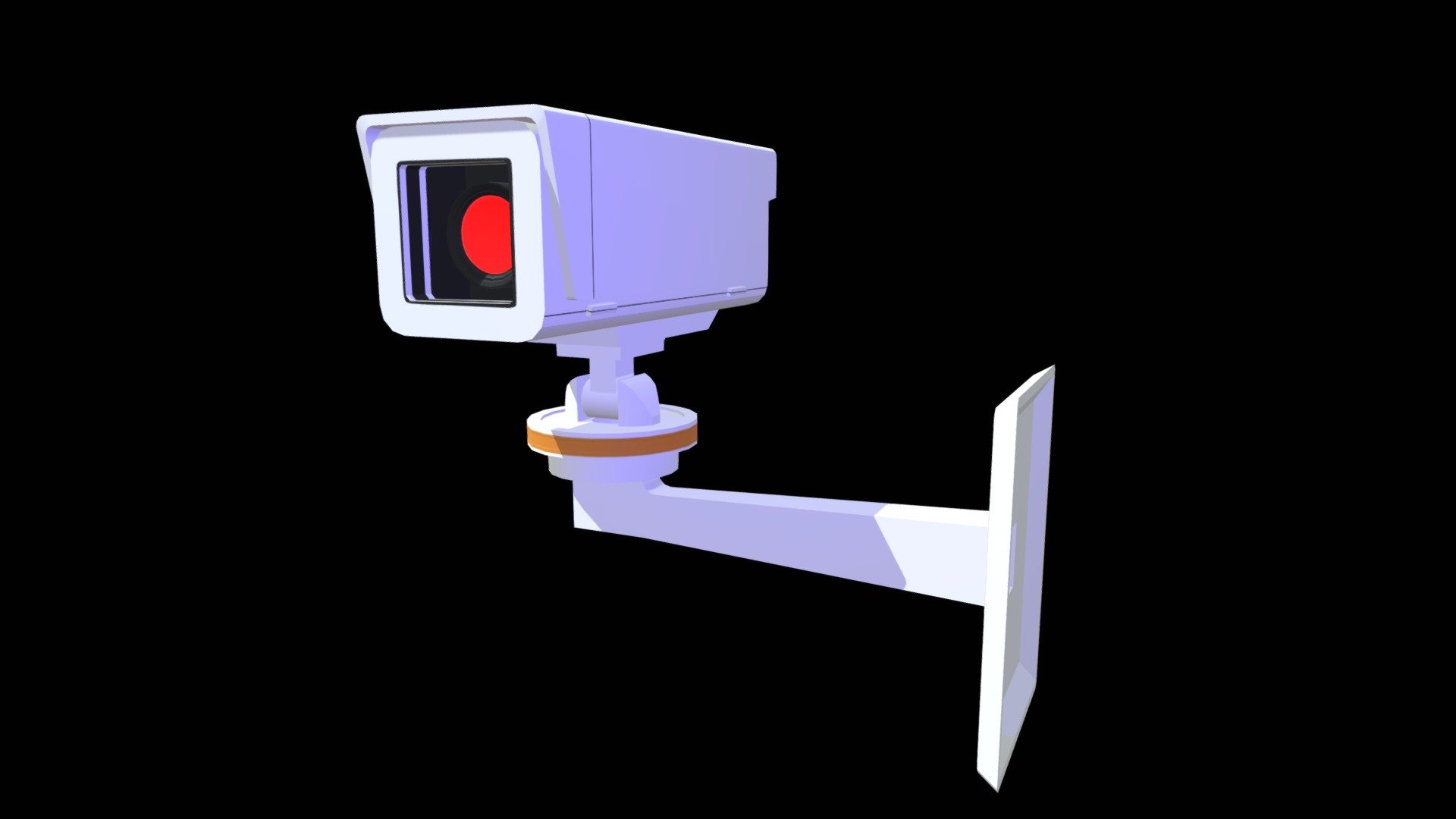 Low Poly Model of a Security Camera - Security Camera - Download Free 3D model by andrea.chierchia 3d model