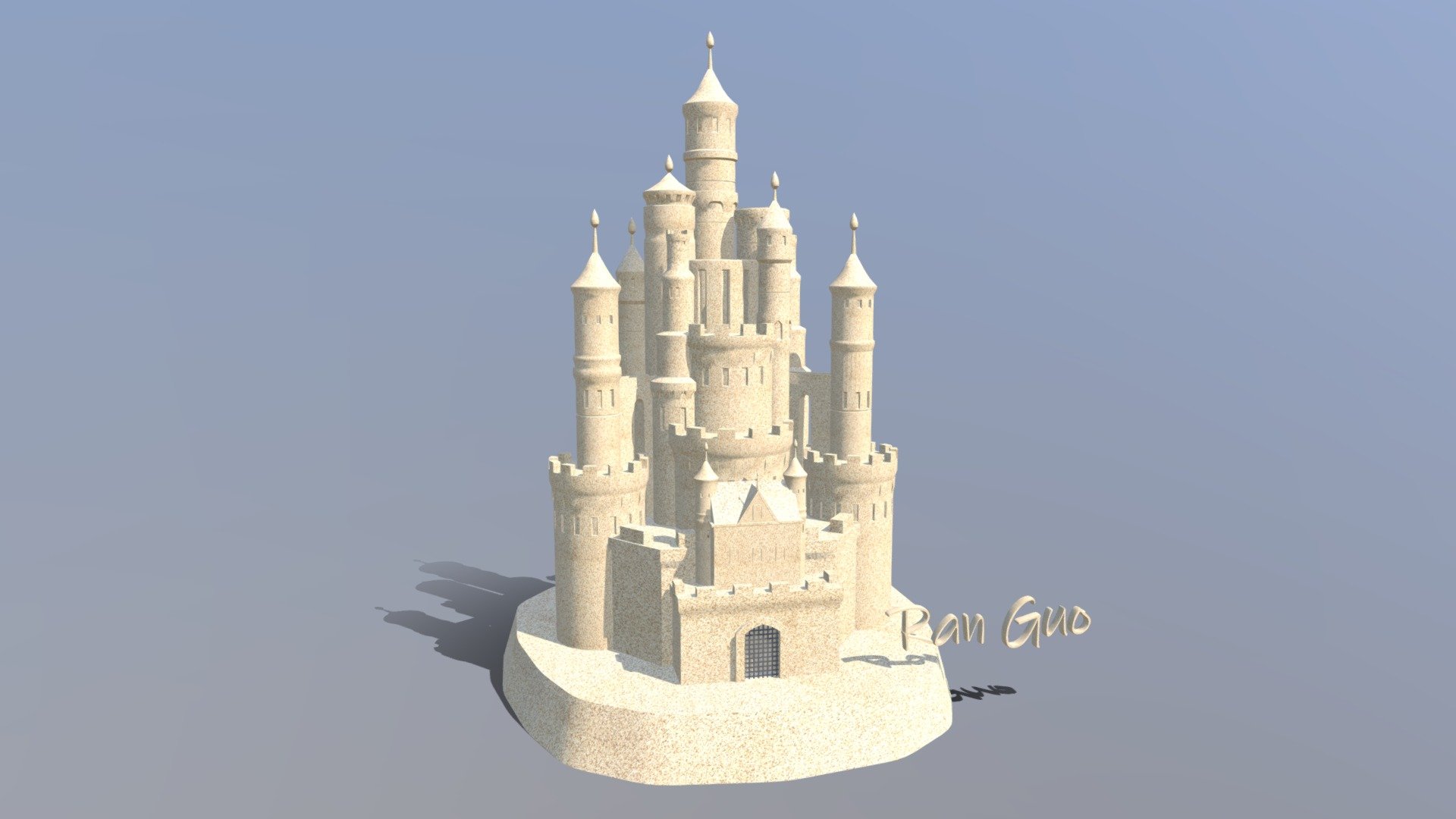 Castle - Download Free 3D model by RanGuo 3d model