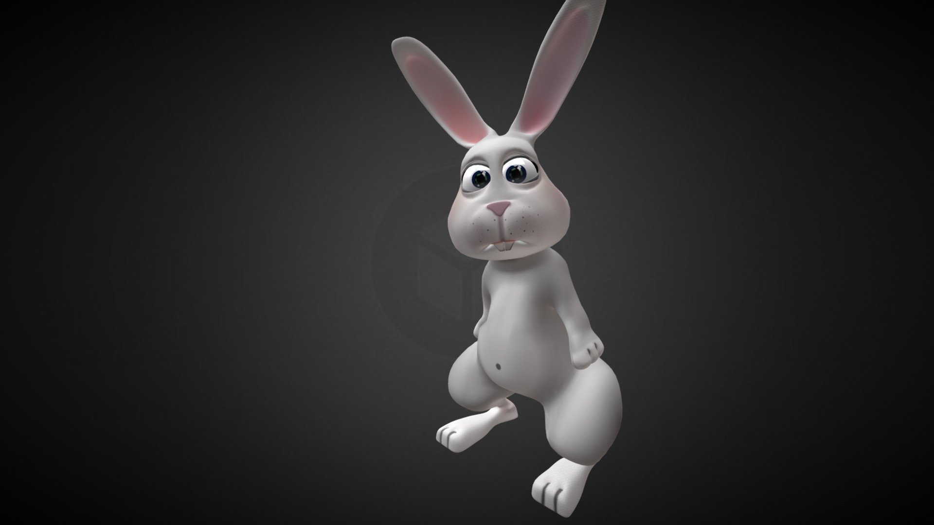 my first project: a rabbit. I am self-taught and I discover the 3D. if you can help me improve this model, do not hesitate 3d model