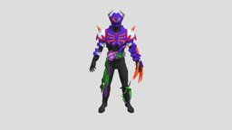 Kamen Rider Buffa Zombi Jyamato superhero, kamenrider, kamen_rider, noai, createdwithai