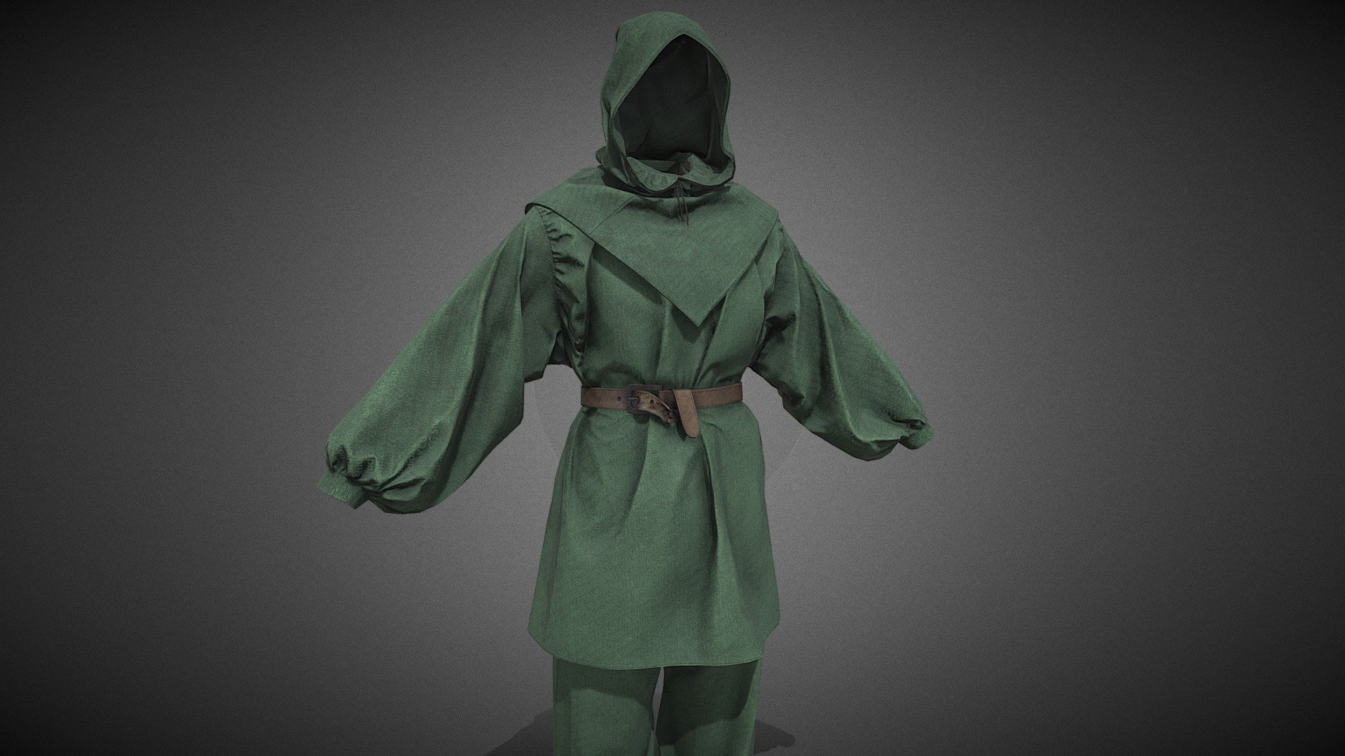 CG StudioX Present :
Green Medieval Outfit Lowpoly/PBR




This is Green Medieval Outfit Comes with Specular and Metalness PBR.

The photo been rendered using Marmoset Toolbag 4 (real time game engine )


Features :



Comes with Specular and Metalness PBR 4K texture .

Good topology.

Low polygon geometry.

The Model is prefect for game for both Specular workflow as in Unity and Metalness as in Unreal engine .

The model also rendered using Marmoset Toolbag 4 with both Specular and Metalness PBR and also included in the product with the full texture.

The texture can be easily adjustable .


Texture :



Four set of UV [Albedo -Normal-Metalness -Roughness-Gloss-Specular-Ao] (4096*4096)


Files :
Marmoset Toolbag 4 ,Maya,,FBX,glTF,Blender,OBj with all the textures.




Contact me for if you have any questions.
 - Green Medieval Outfit - Buy Royalty Free 3D model by CG StudioX (@CG_StudioX) 3d model