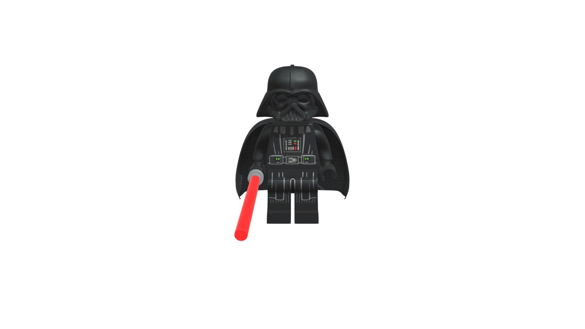 Darth Vader from Star Wars - Darth Vader Lego Model - 3D model by Aaron Condezo (@aaroncondezo99) 3d model