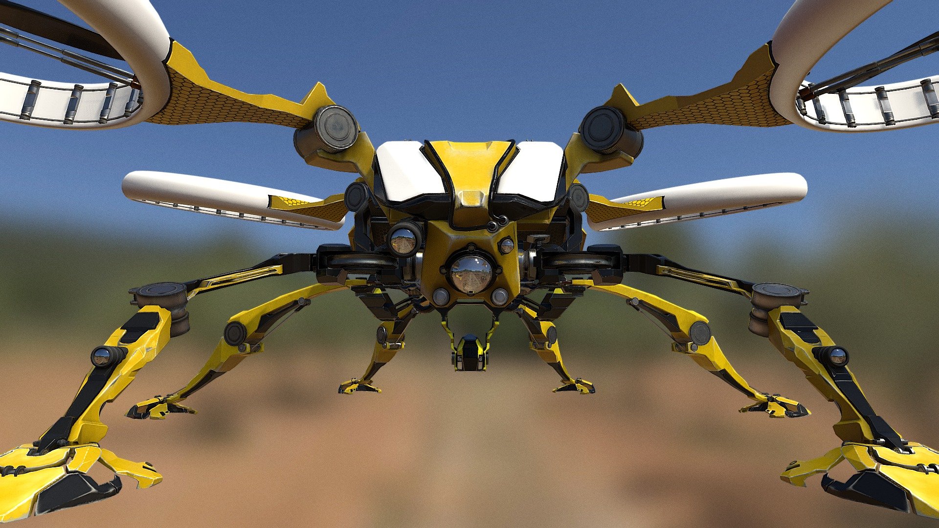 Quadrocopter - 3D model by chudesnov 3d model