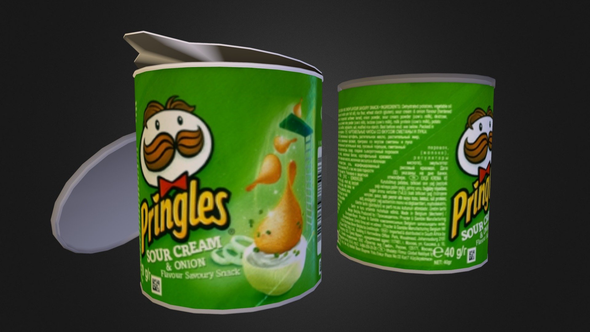 Pringles Chips. Download -   -link removed- - Pringles Chips - 3D model by planetstation 3d model