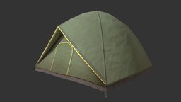 Tent tent, camping, ue4, apocolypse, substancepainter, substance, painter, blender