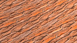 Natural orange-coloured rock texture