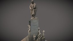Taras Shevchenko monument in Kharkiv leica, scanning, cyclone, mavic, ngc, geodesy, shevchenko, uav3dmodeling, arhitecture, leicageosystems, rudavin, kharkiv, hdscanning, realitycapture, photogrammetry