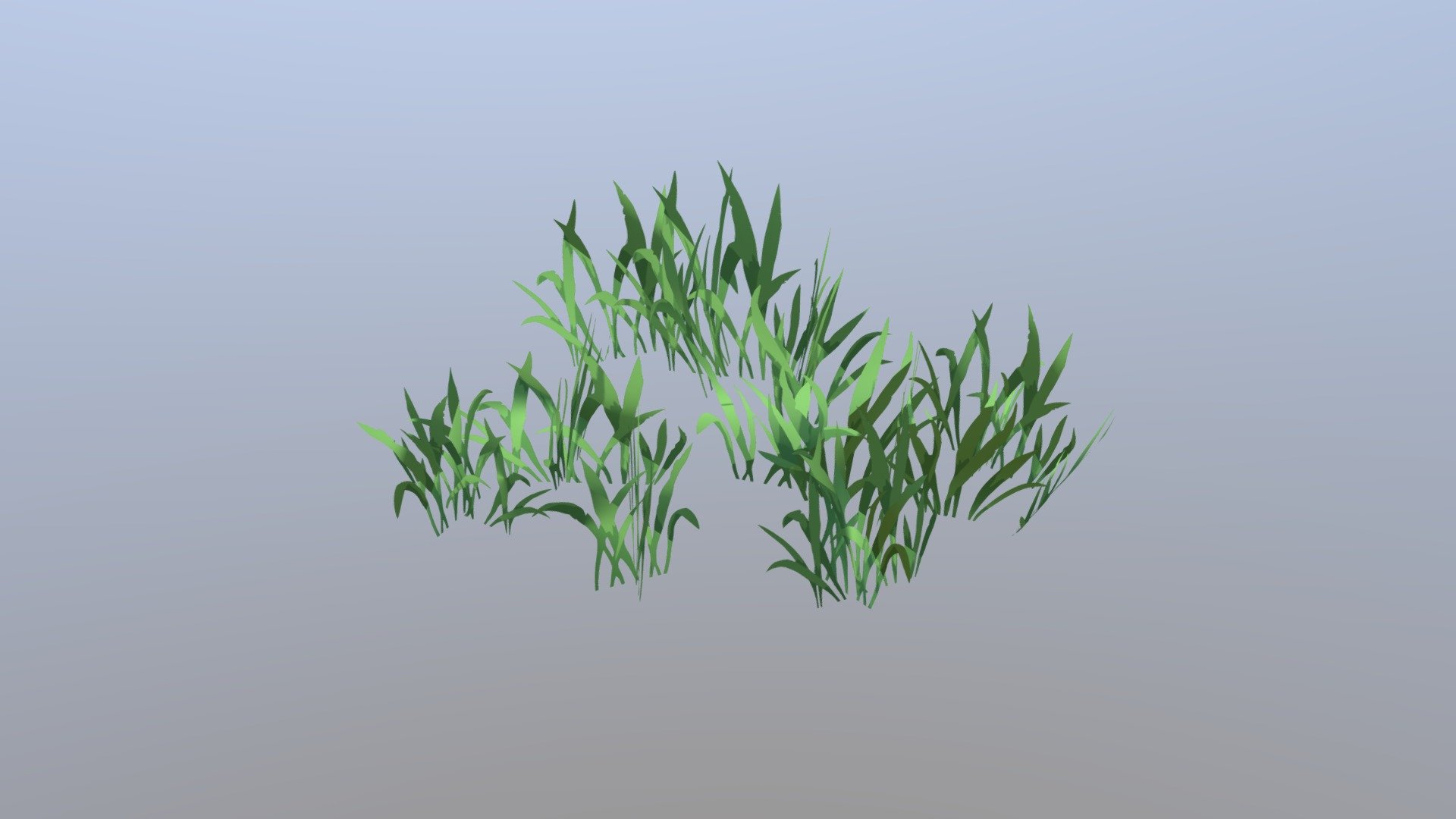 Low_poly_Cartoon_Grass - 3D model by PowerPoly 3d model