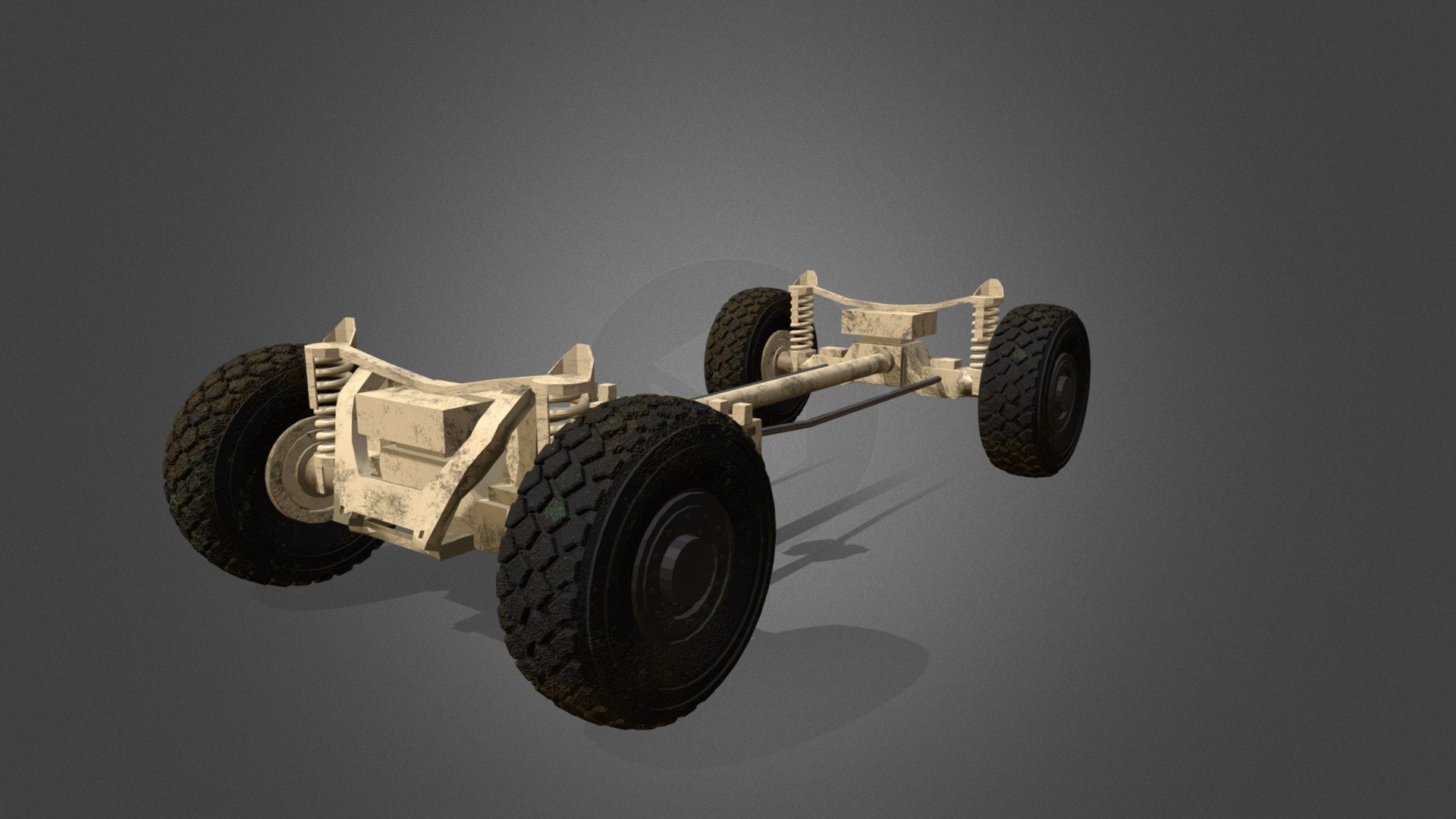 Rest of car included separately 3d model