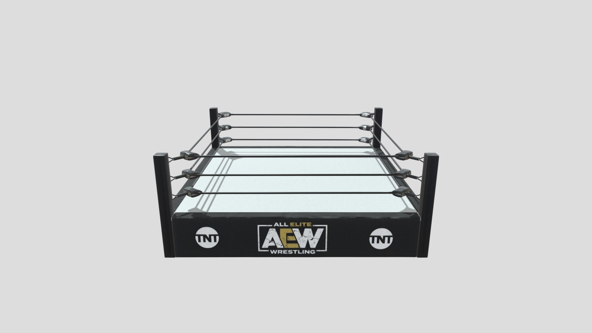 AEW Wrestling Ring - 3D model by simlewis 3d model