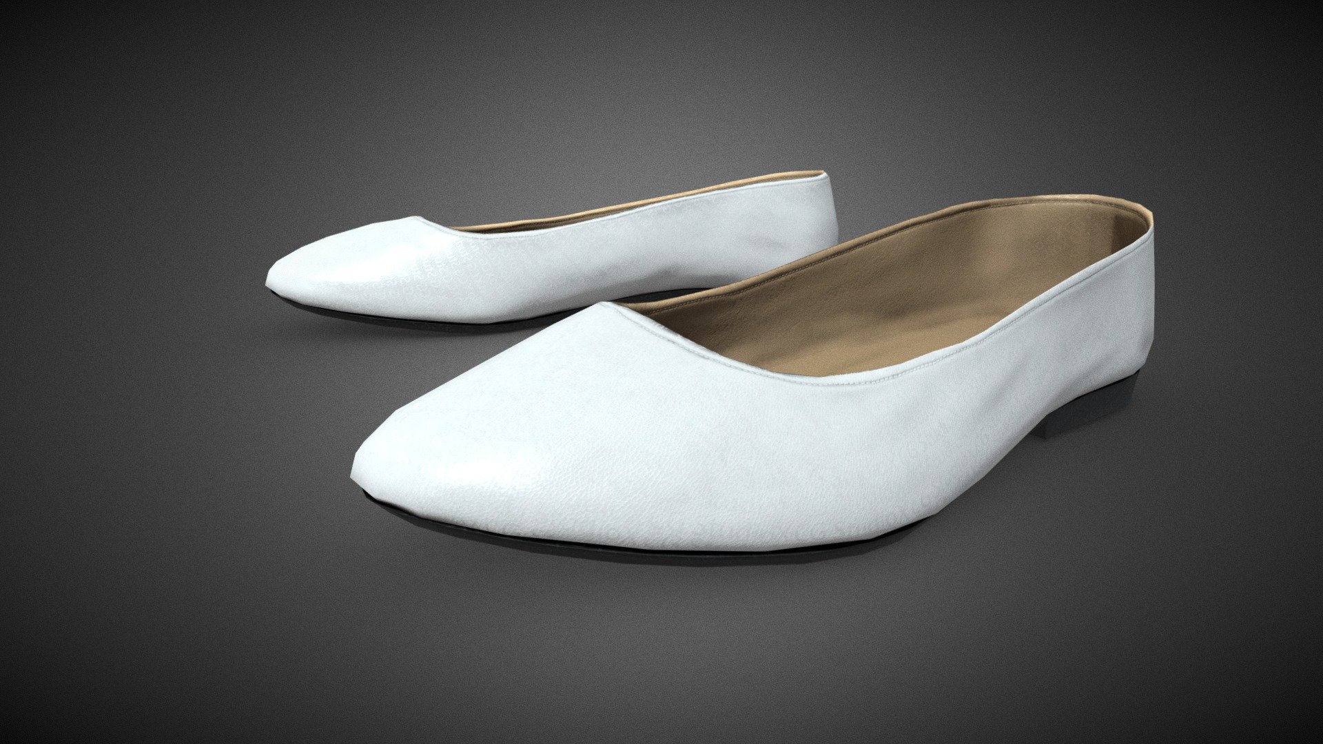 CG StudioX Present :
White Woman Flat Pumps Shoes Lowpoly/PBR




This is White Woman Flat Pumps Shoes Comes with Specular and Metalness PBR.

The photo been rendered using Marmoset Toolbag 4 (real time game engine )


Features :



Comes with Specular and Metalness PBR 4K texture .

Good topology.

Low polygon geometry.

The Model is prefect for game for both Specular workflow as in Unity and Metalness as in Unreal engine .

The model also rendered using Marmoset Toolbag 4 with both Specular and Metalness PBR and also included in the product with the full texture.

The texture can be easily adjustable .


Texture :



One set of UV [Albedo -Normal-Metalness -Roughness-Gloss-Specular-Ao] (4096*4096)


Files :
Marmoset Toolbag 4 ,Maya,,FBX,glTF,Blender,OBj with all the textures.




Contact me for if you have any questions.
 - White Woman Flat Pumps Shoes - Buy Royalty Free 3D model by CG StudioX (@CG_StudioX) 3d model