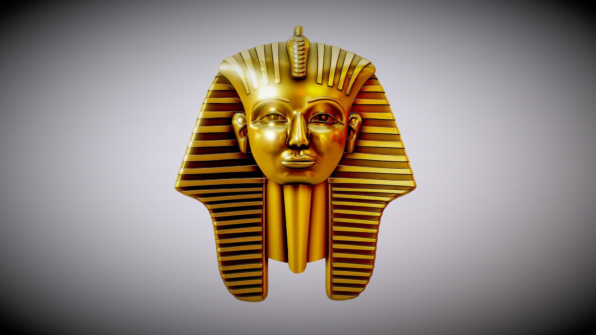 Egyptian inspired pendant - Pharaoh - 3D model by Alolkoy 3d model