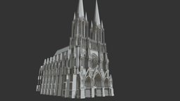 Cathedral Test france, cathedral, incomplete, medieval, gothic, reims, architecture, church