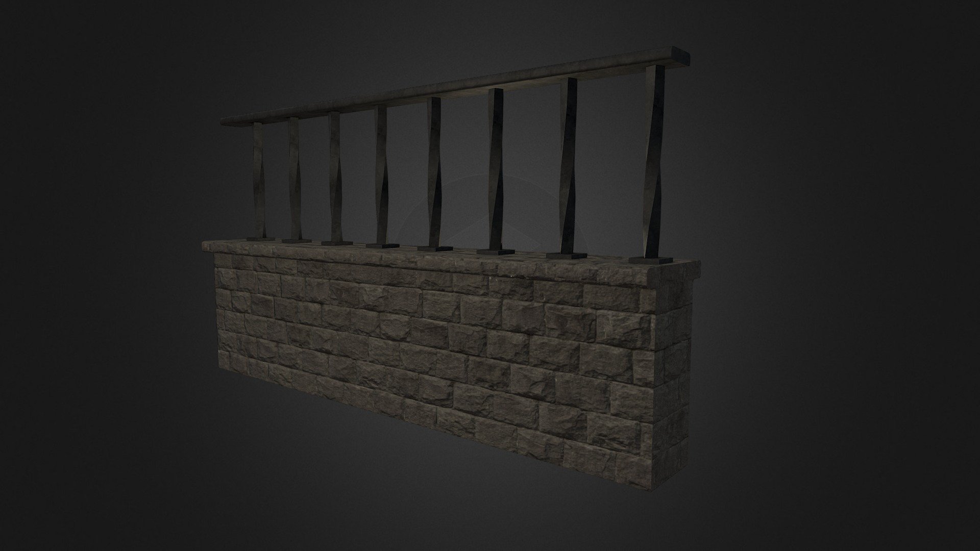 Here is a Simple Fence i created, took me a while. Finally found a way to make the normals apear better, unlike the simple shelf 2.0. Hope You Like it :P 3d model