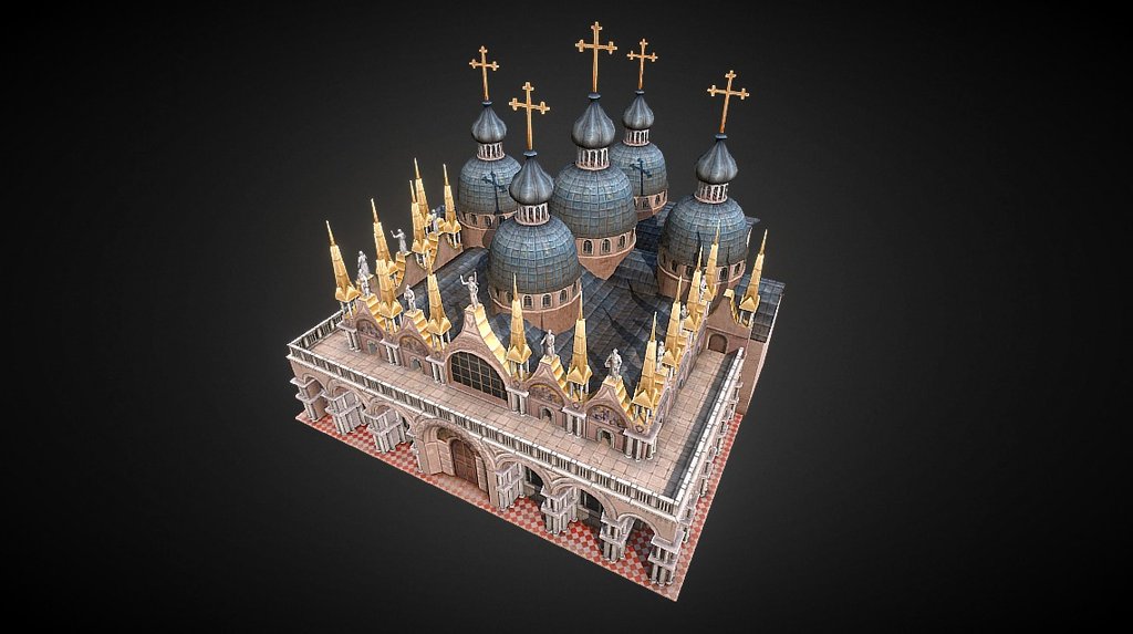 Little part of Venice, Italy for Cossacks 3 3d model