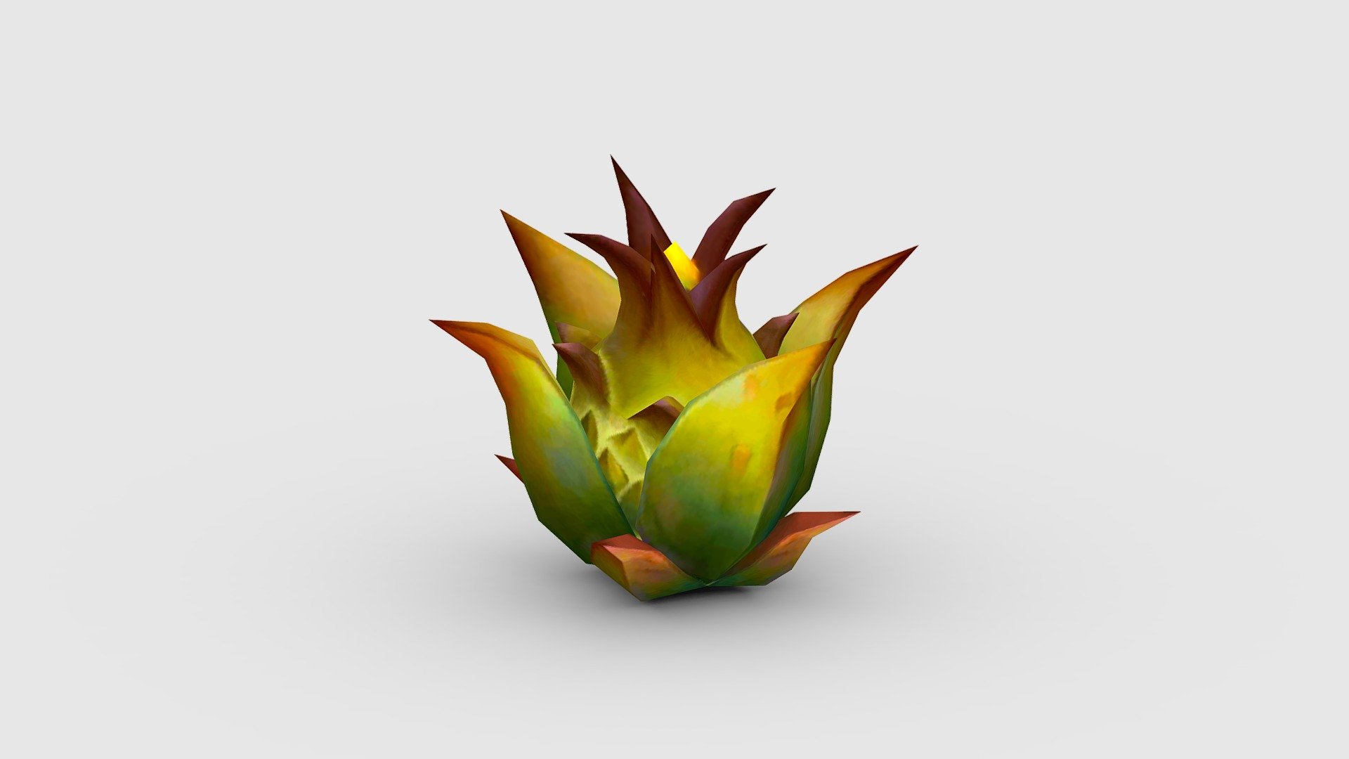 Cartoon dragon fruit - pitaya Low-poly 3D model - Cartoon dragon fruit - pitaya Low-poly 3D model - Buy Royalty Free 3D model by ler_cartoon (@lerrrrr) 3d model