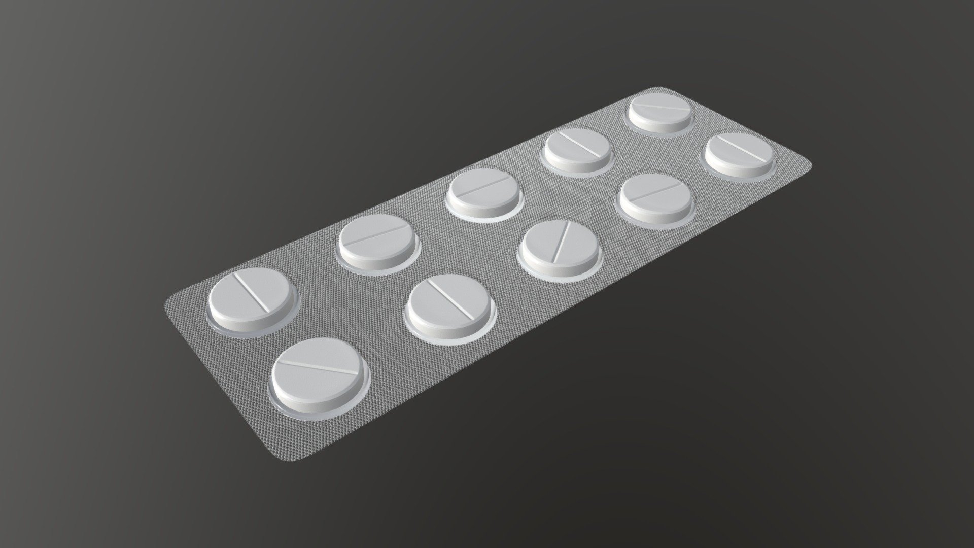 pills in blister 02 - Buy Royalty Free 3D model by HQ3DMOD (@AivisAstics) 3d model